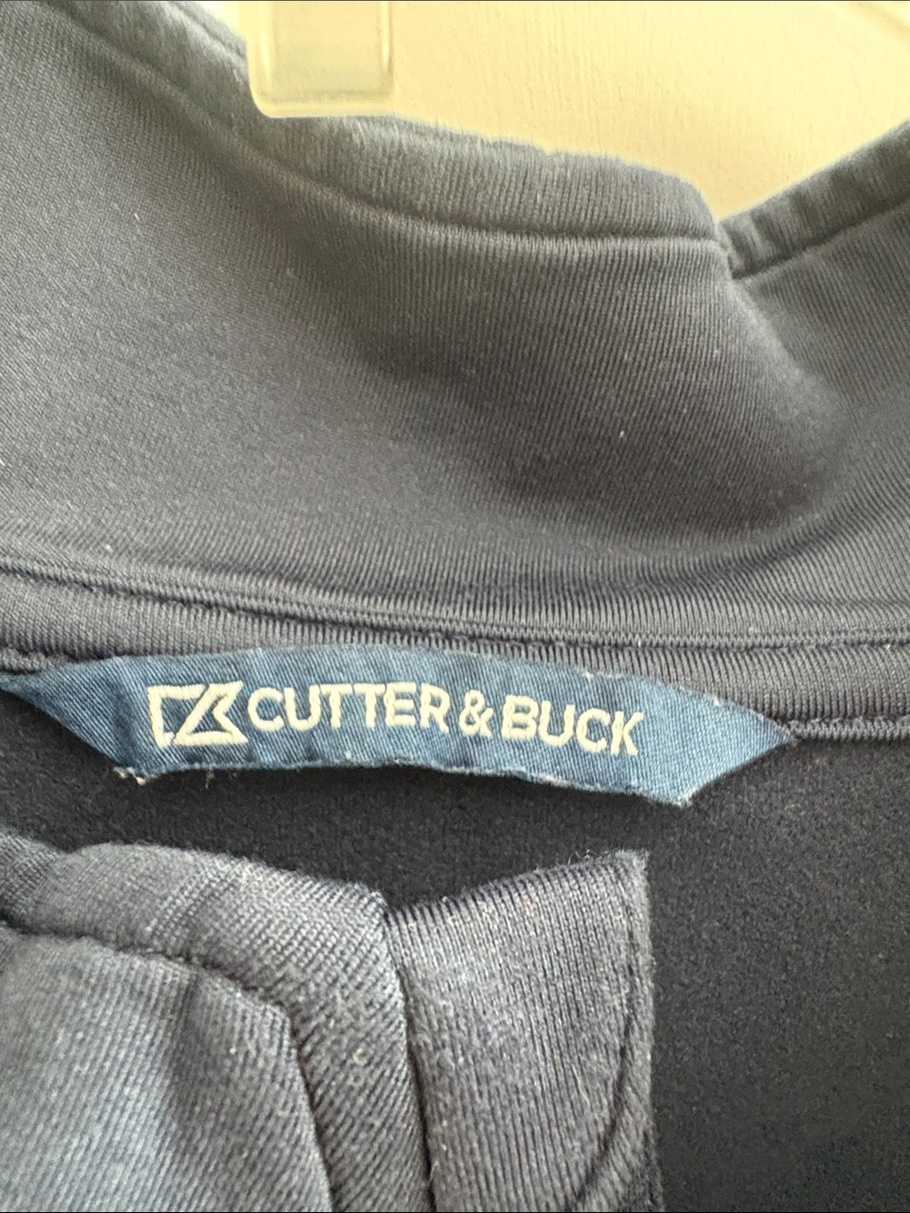 Cutter & Buck Navy TopGolf Quarter-Zip Pullover - Picture 3 of 5